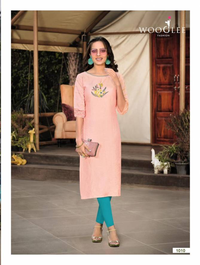 Wooglee Maryam Heavy Designer Ethnic Wear Latest Kurti Collection